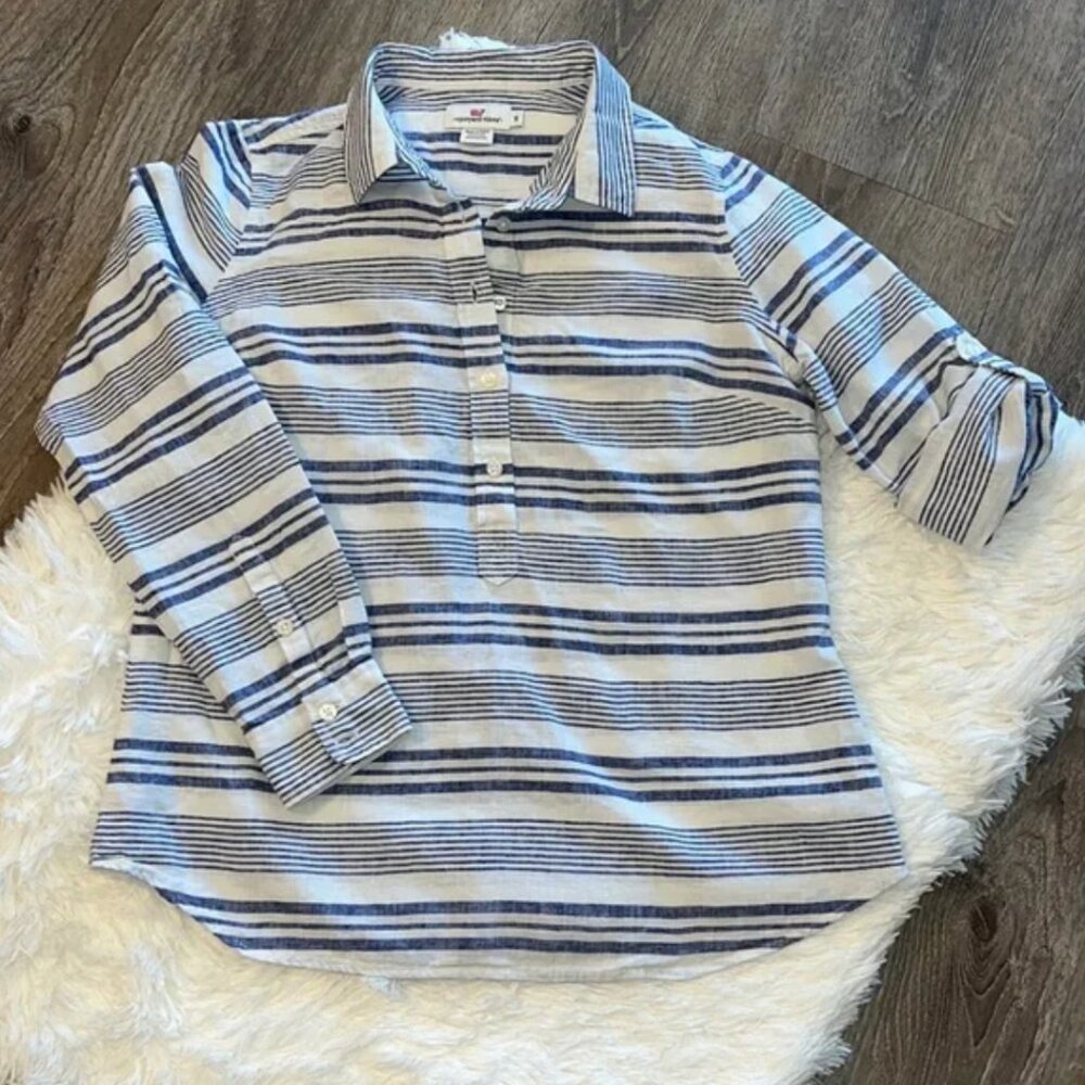 BOGO Vineyard Vines Striped Popover Top
